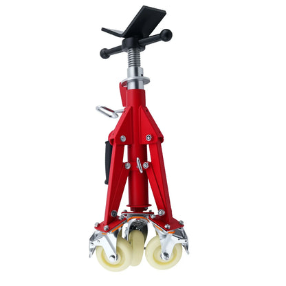 Steel Adjustable V-Head Pipe Jack Stand for 20–37in Range (2010–2019)