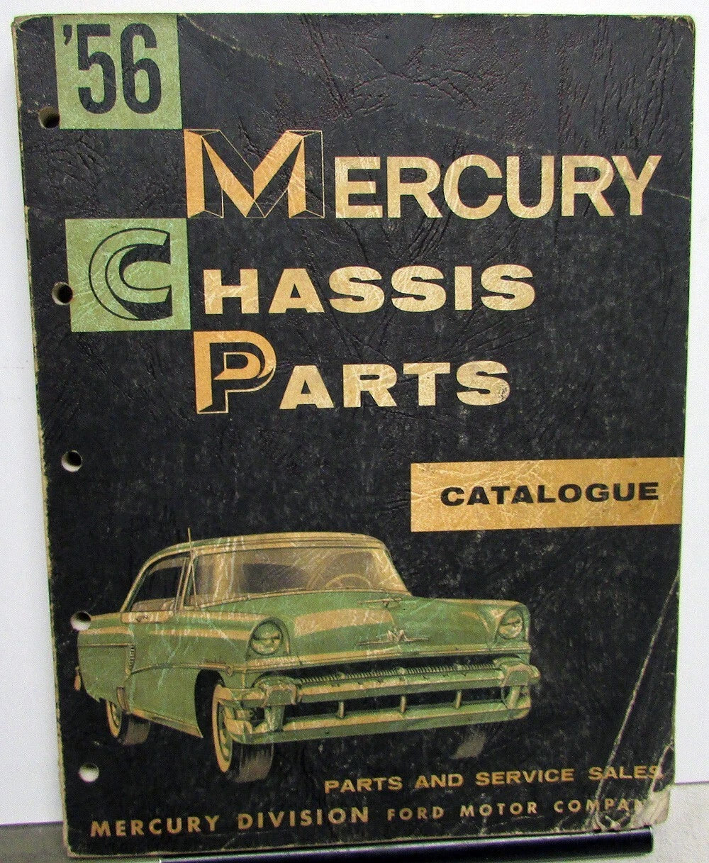 Chassis Parts Catalog for Mercury Monterey Montclair (1956)