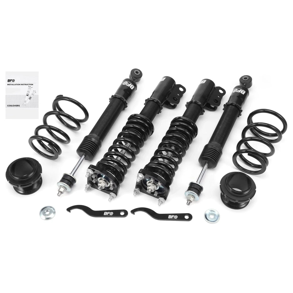BFO Coilovers Shocks Absorbers Kit for Ford Mustang (1994–2004) Height Adjustable