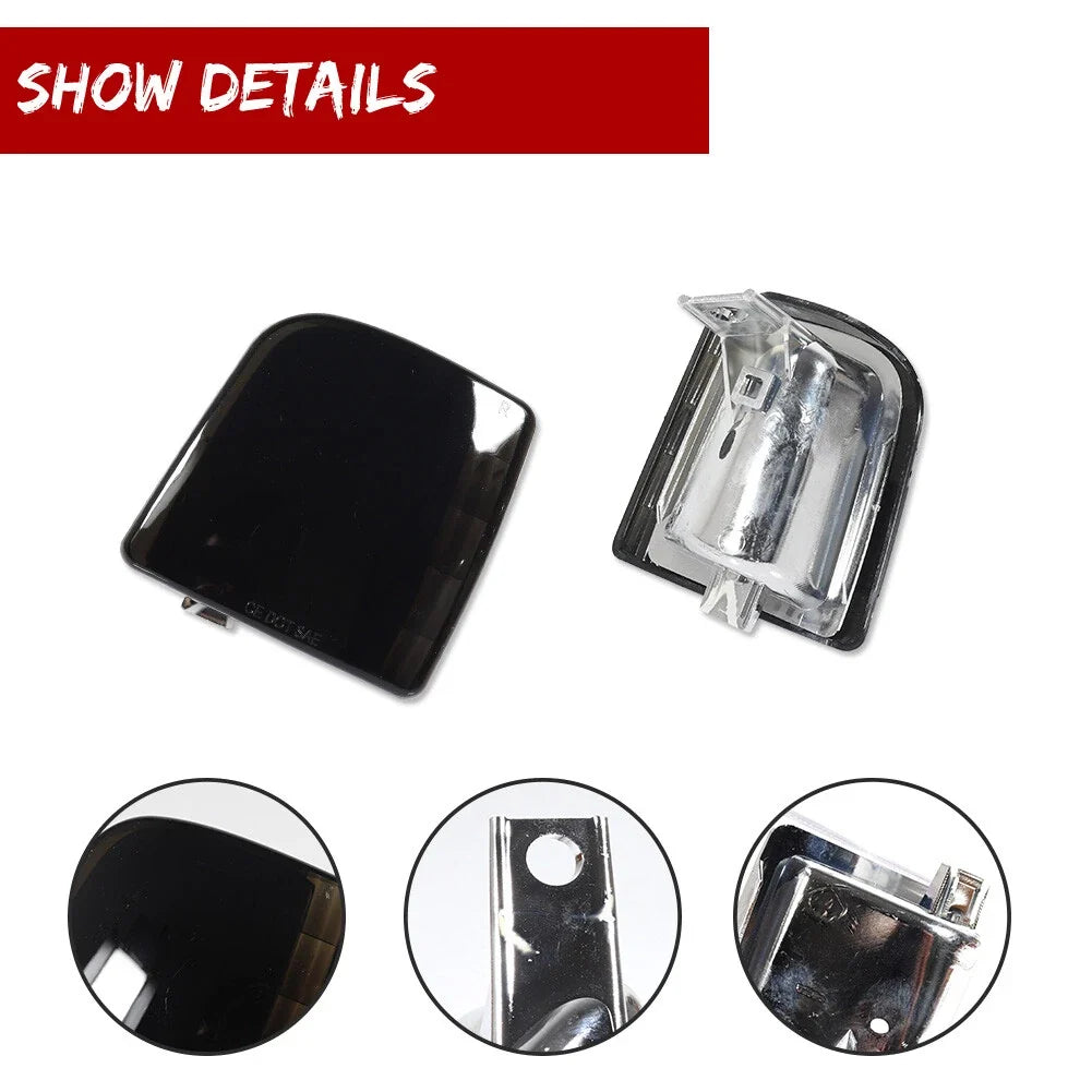 2X Smoked Black Lens Side Corner Lights for Chevrolet Astro GMC Safari (1995–2005)