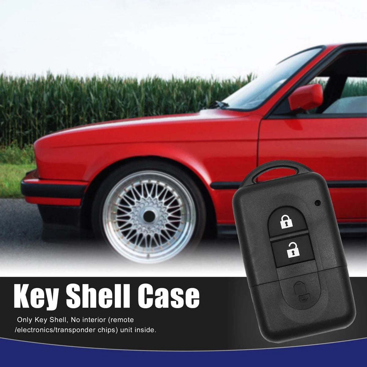 Key Fob Shell Case for Nissan Micra, Xtrail, Qashqai (1 Piece)
