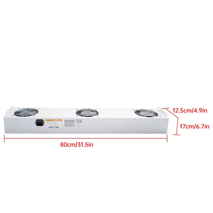 Set of 3 ESD Ionizer Fans for Electronic Assembly