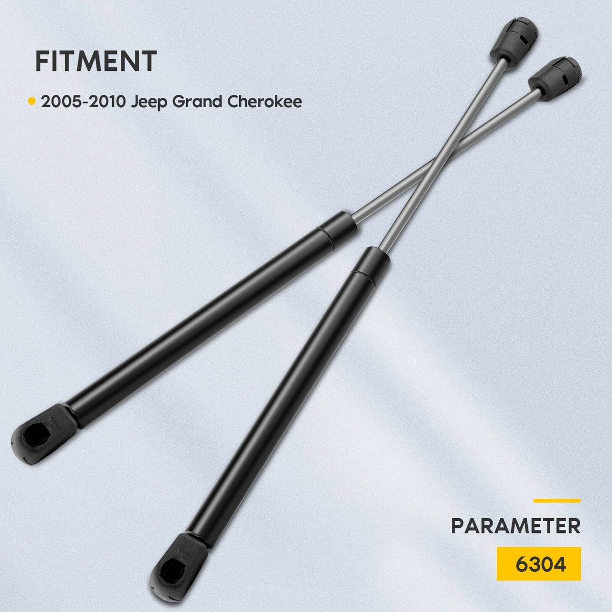 2X Front Hood Lift Supports for Jeep Grand Cherokee (2005–2010)