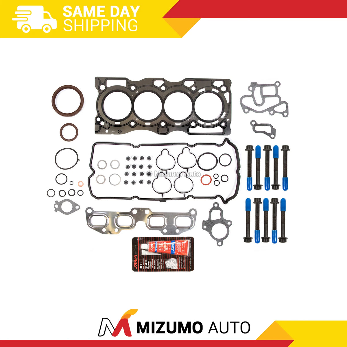 Full Gasket Set with Head Bolts for Suzuki Equator Nissan Frontier (2005–2010) MA-4216922488, HS26520PT, CS26261-1, ES72198