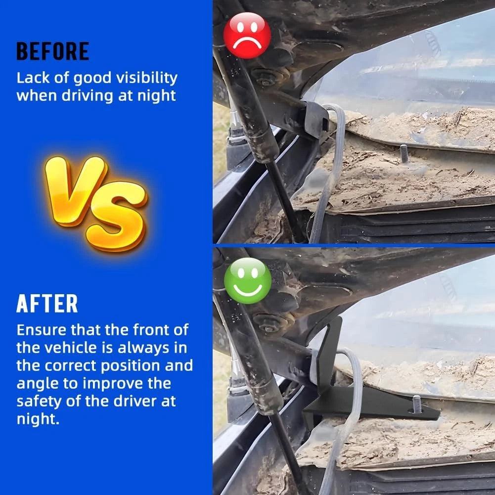 Pair of Pillar Ditch Light Mounting Brackets for Jeep Grand Cherokee WJ (1999–2004)