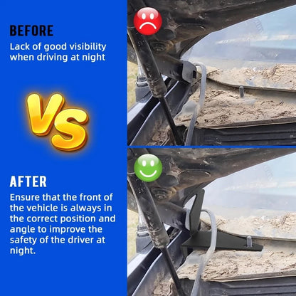 Pair of Pillar Ditch Light Mounting Brackets for Jeep Grand Cherokee WJ (1999–2004)