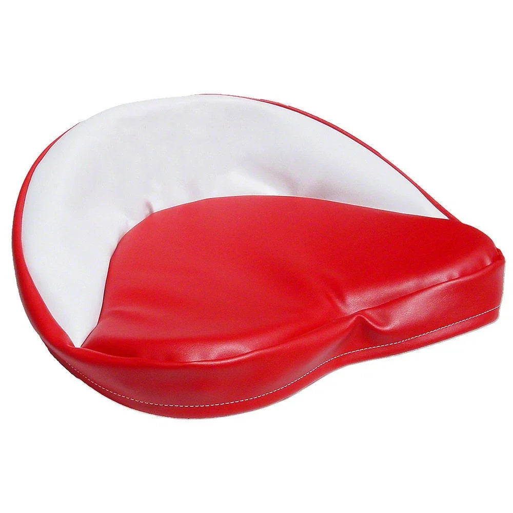 FDS230 Red/White Seat Cushion Bottom for Ford Tractors (Fits 19")