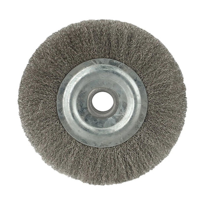 Stainless Steel Wire Wheel Brush for Deburring and Polishing (16mm Hole)