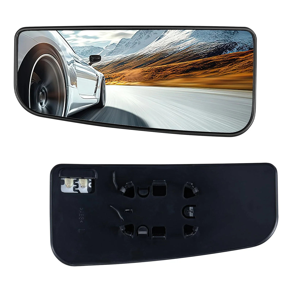 Heated Left Lower Tow Mirror Glass for Ford F-150 (2015–2021) & F-450/F-550 (2017–2019)