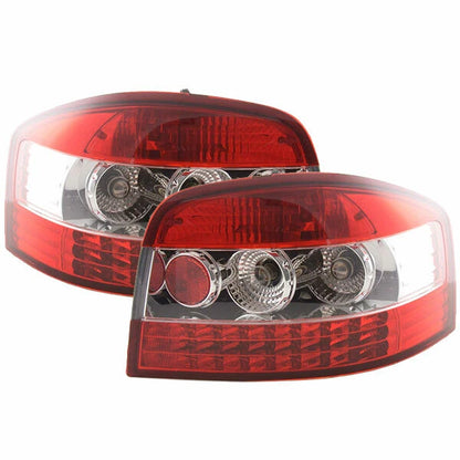 Red LED Tail Brake Signal Lights for Audi A3 8P (2003–2008) NTR6290R
