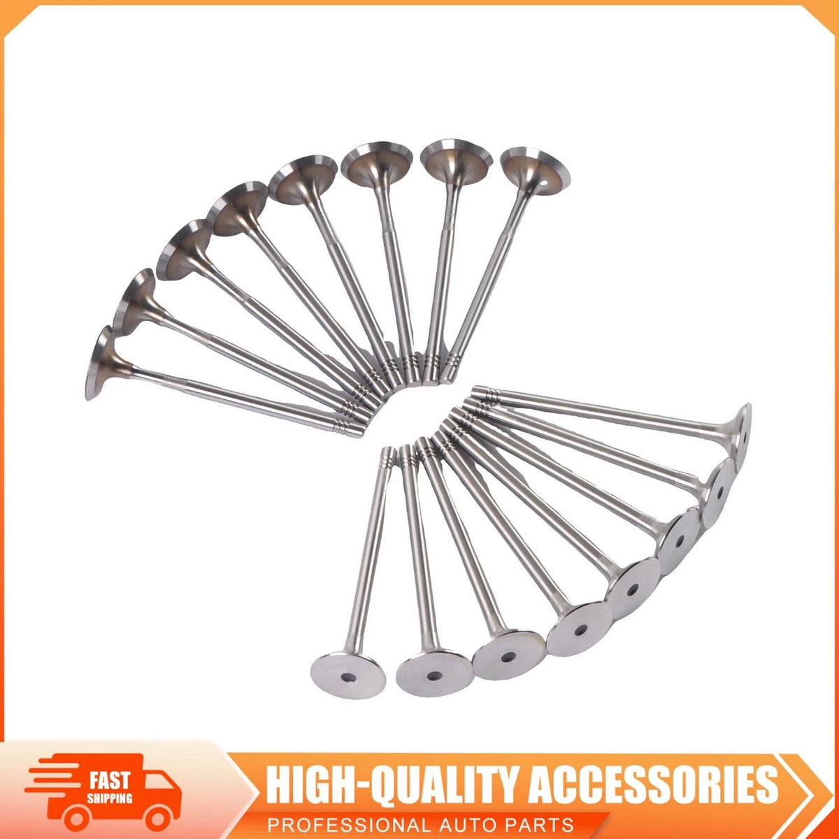 16PCS Intake & Exhaust Valves Kit for VW Jetta Passat Touran Tiguan (EA111)