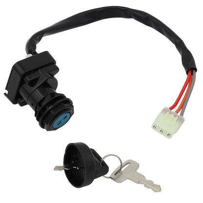 Ignition Switch with Keys for Suzuki ATVs (Replaces 37110-05G01, 37110-07G01, AT-01281)