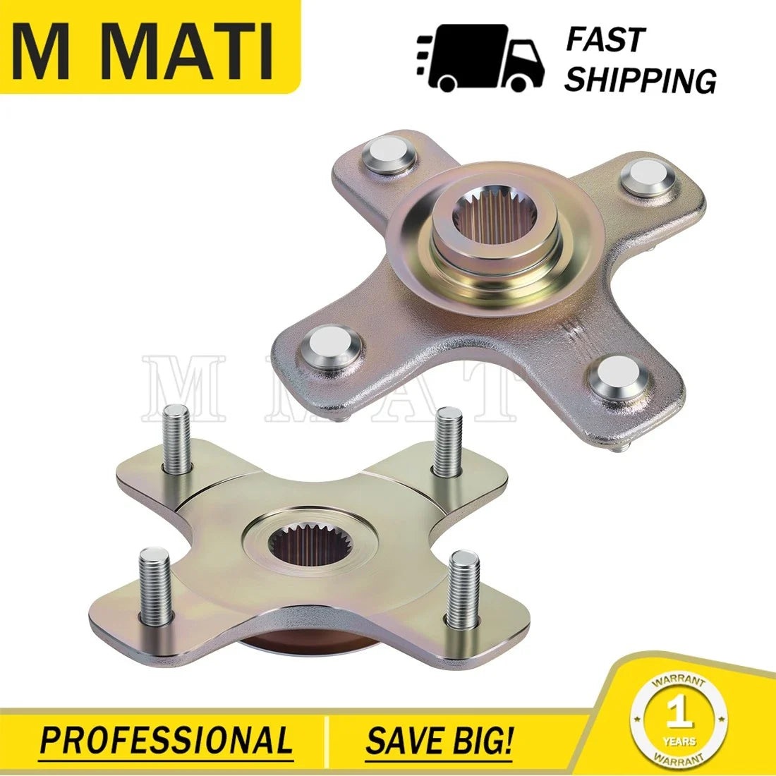 2X Front/Rear Wheel Hubs for Can-Am Bombardier Outlander 500 650 (2006–2012)
