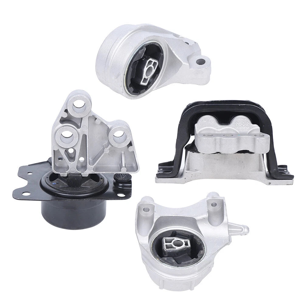 Set of 4 Engine Motor & Trans Mounts for Chevy Equinox GMC Terrain (2010–2017) - 3279, 3302, 3307, EM-4161