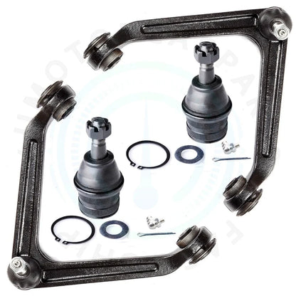 Set of 4 Front Upper Control Arms & Lower Ball Joints for Dodge Durango (2004–2009)