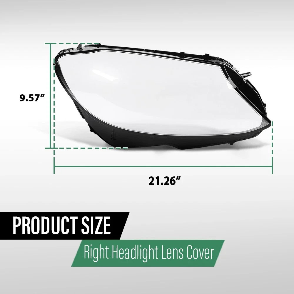 Headlight Replacement Lens for Mercedes-Benz W205 C Class (2015–2017)