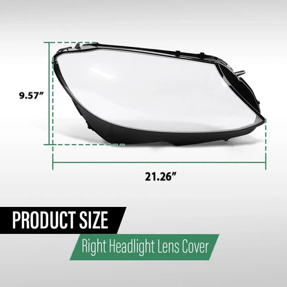 Headlight Replacement Lens for Mercedes-Benz W205 C Class (2015–2017)