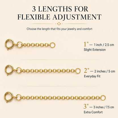 3X Necklace Extender for Bonison (18k Plated)