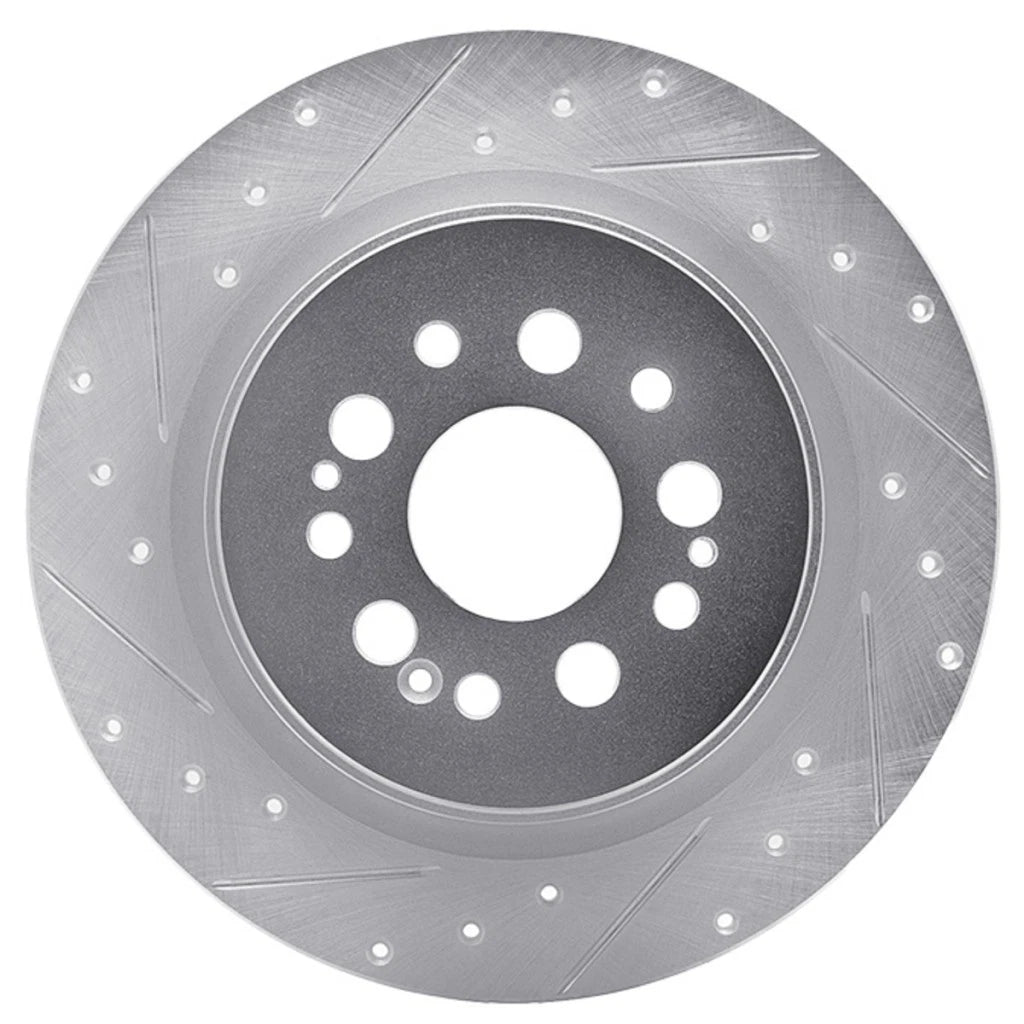 Rotor Set for Acura RDX (2019) ALX-PAU-DF-7612-59010-CLA1, Drilled & Slotted
