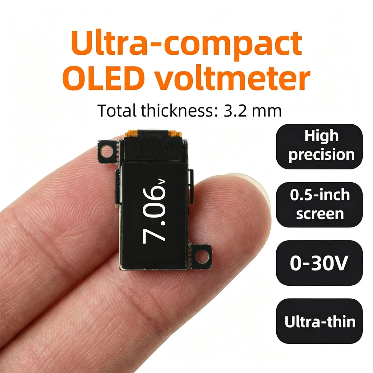 0-30V Digital Voltmeter for Automotive Applications (2010–2023)
