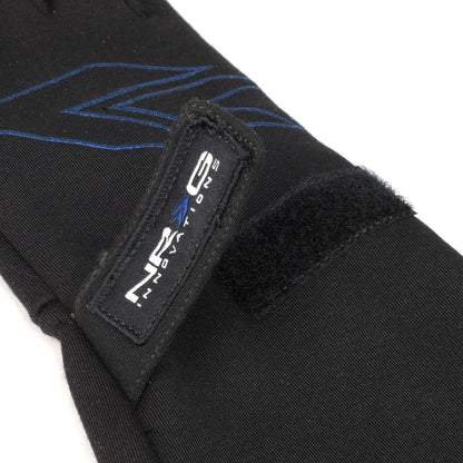 Pair of NRG Innovations XLarge Full Finger Leather Racing Gloves GS-500BK
