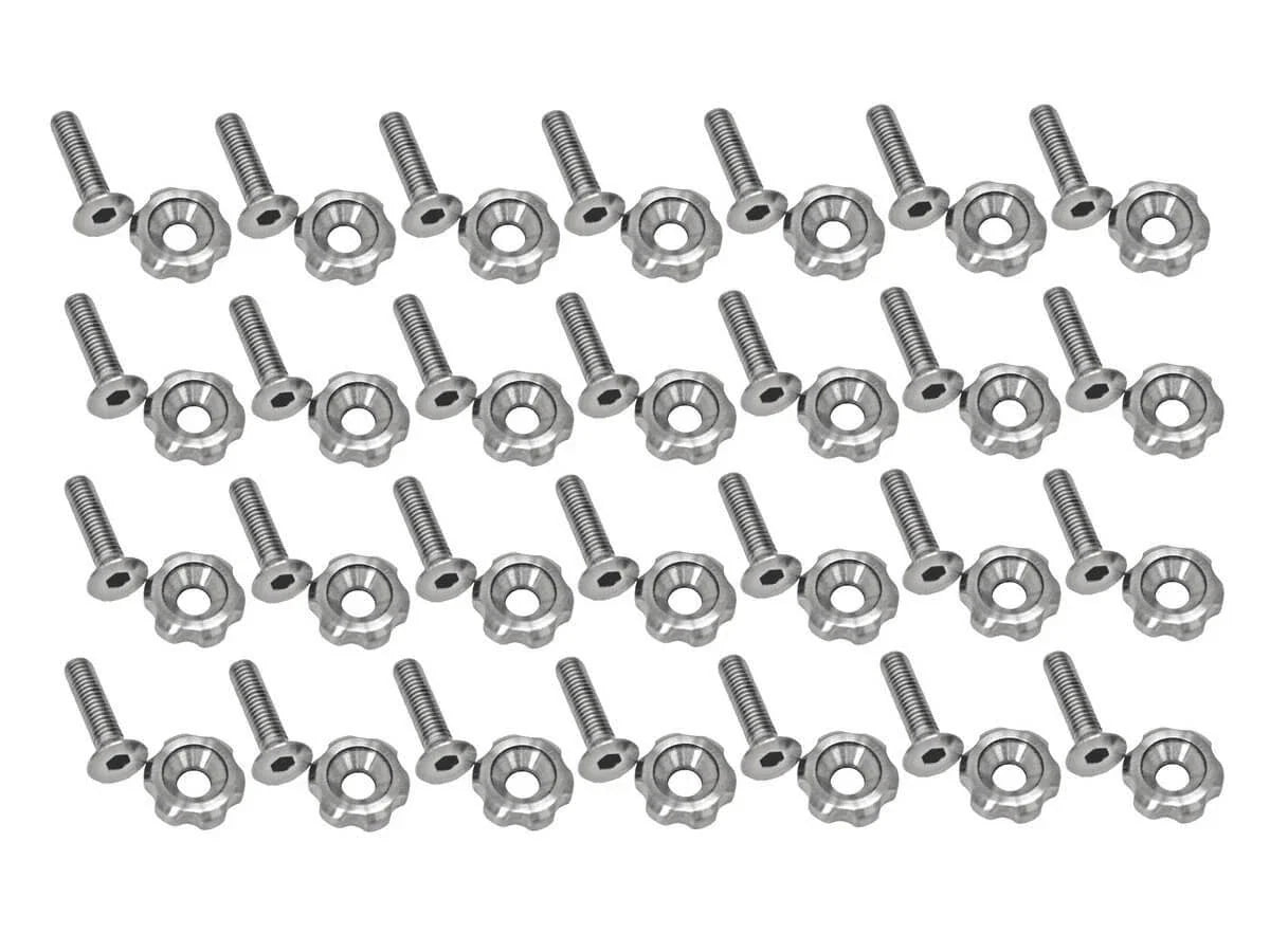 Under Hood Stainless Steel Dress Up Hardware Kit for Ford Mustang (2005–2014)