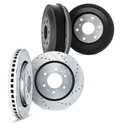 Drilled and Slotted Rotors for Nissan Frontier (1998–2004) ALX-PAU-DF-7004-67074-CLA2