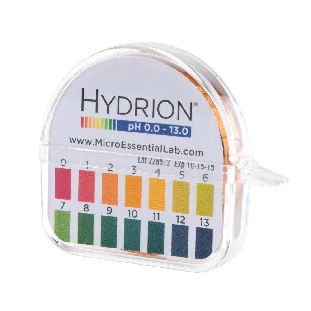 Set of 1 Hydrion Ph Paper with Dispenser and Color Chart