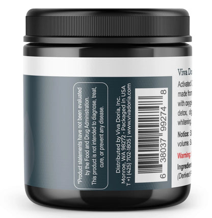 Activated Charcoal Powder for Viva Doria (Pack of 1)