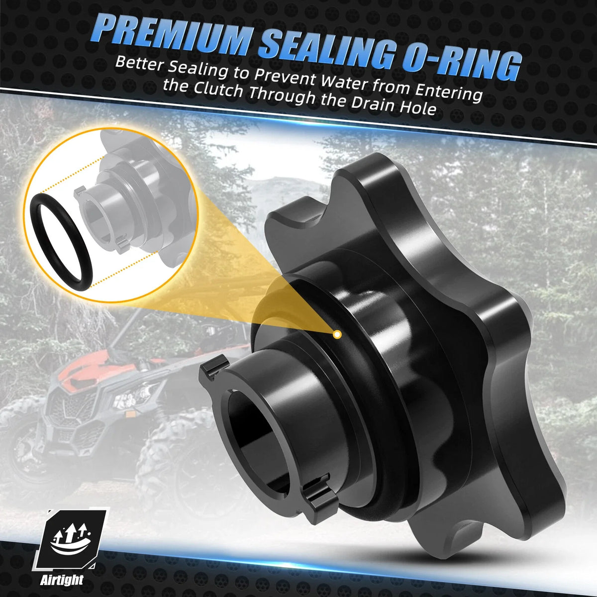 Clutch Cover Drain Plug Screw Cap for Can-Am Maverick X3 Max RR R Turbo (2017–2023)