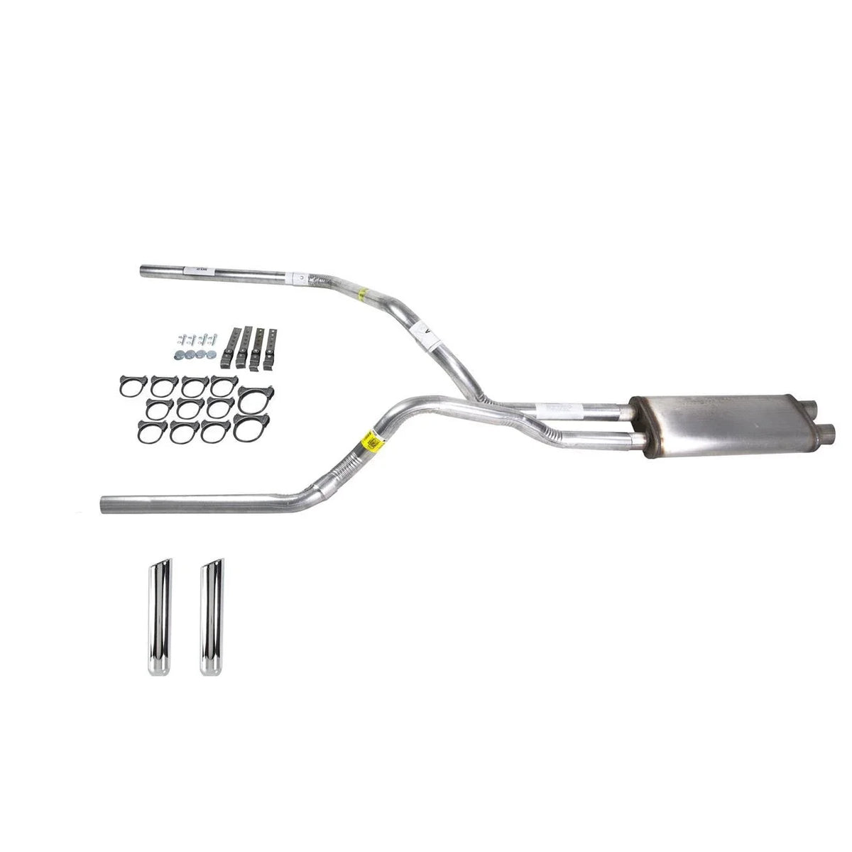Dual Exhaust 2.5" Stainless Muffler with RW Tip for Tundra (2000–2007)
