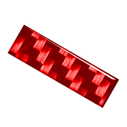 Carbon Red Door Wall Car Window Badge Emblem Decals for