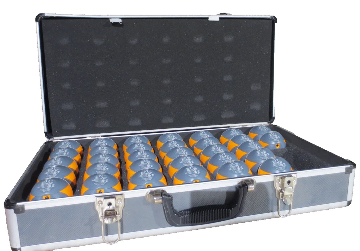 Set of 32 Promethean PRM-AV3-01 Activote Voting Pods w/ Case