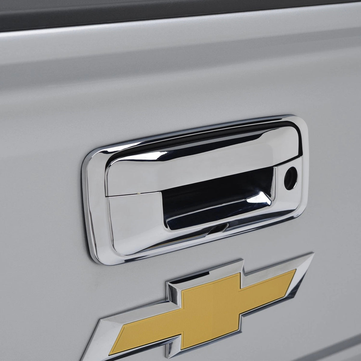 Triple Chrome Tailgate Handle Cover for GMC Sierra 1500 (2014–2016) ED144