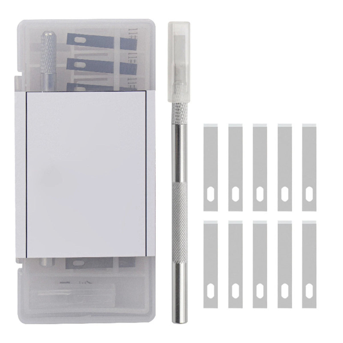 10pcs Aluminum Phone Back Cover Glass Remover Tool with Blades