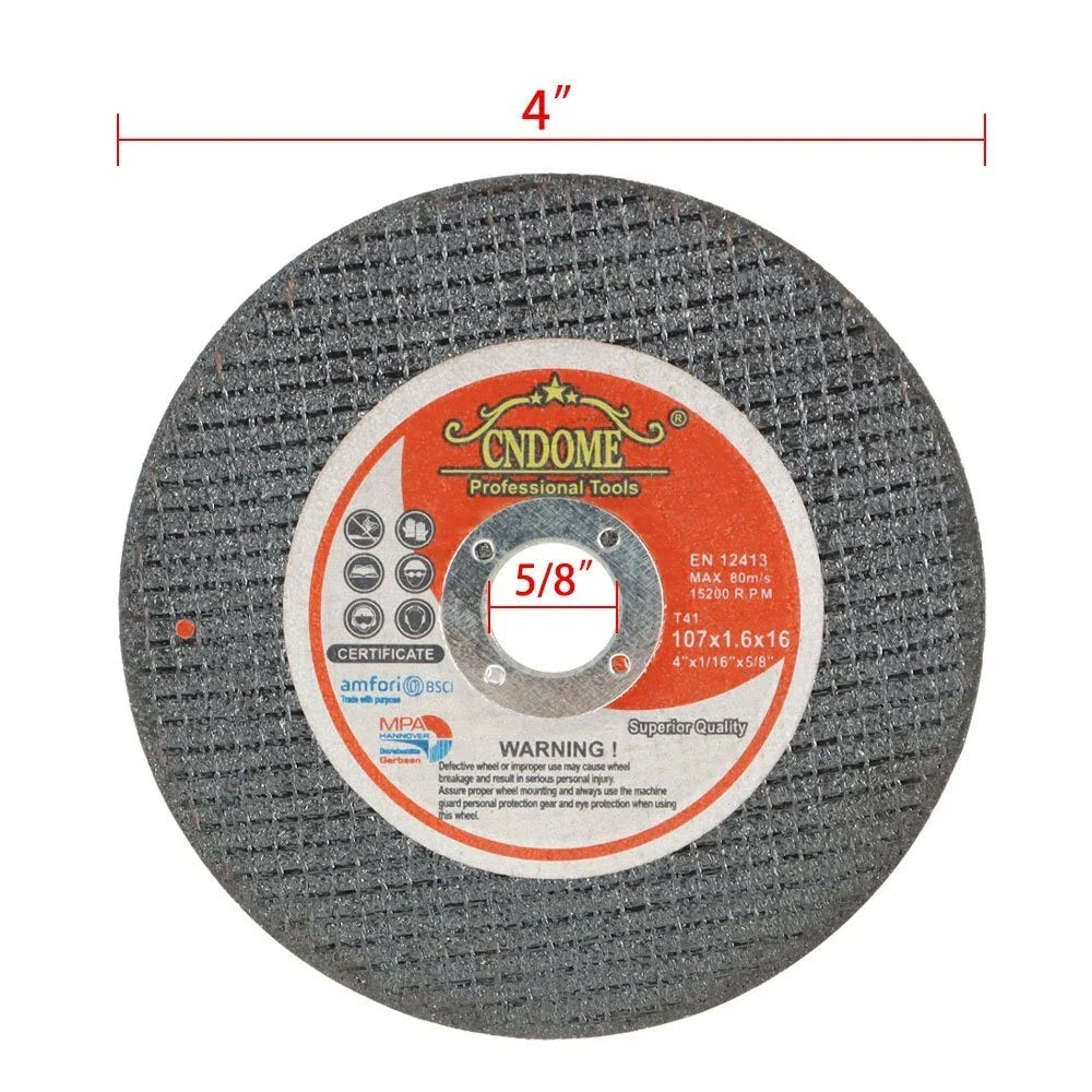 50 Pack Cut Off Wheels 4" x 1/16" x 5/8" Metal Stainless Steel