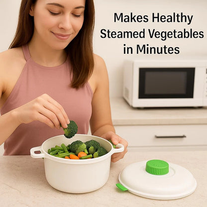 2.8L Microwave Pressure Cooker Steamer for Rice & White