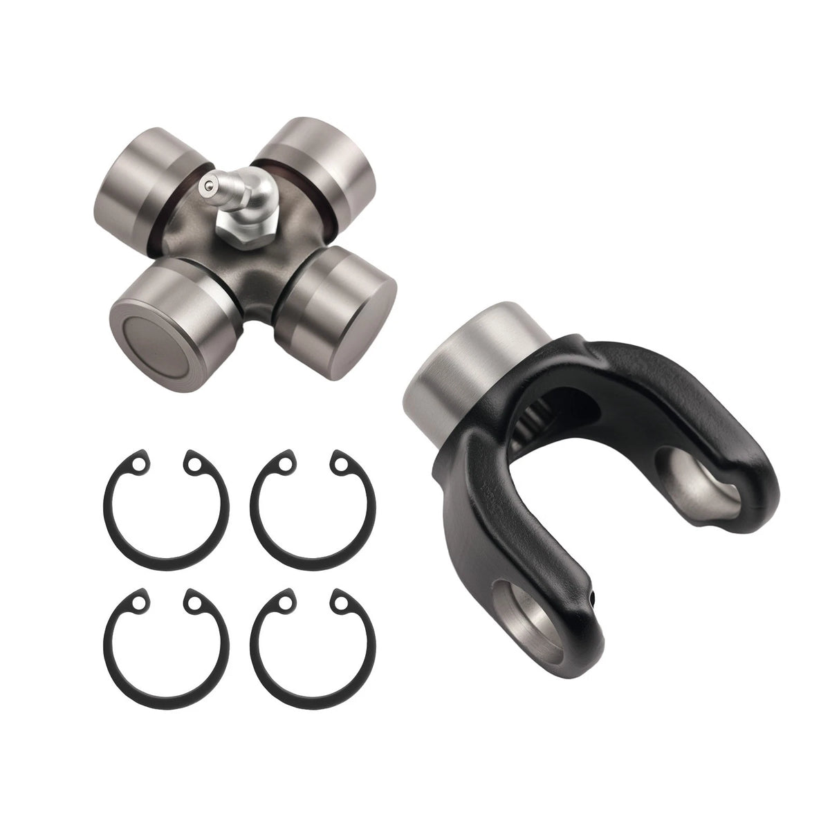 Front Prop Shaft Coupling Yoke & U-joint for Can-Am Commander 1000 800 (2006–2012) OHC17P, 715900121, 705400782, 705400391