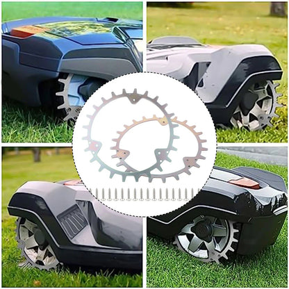 252mm Traction Wheel for Lawn Mower Robots (420320430X)