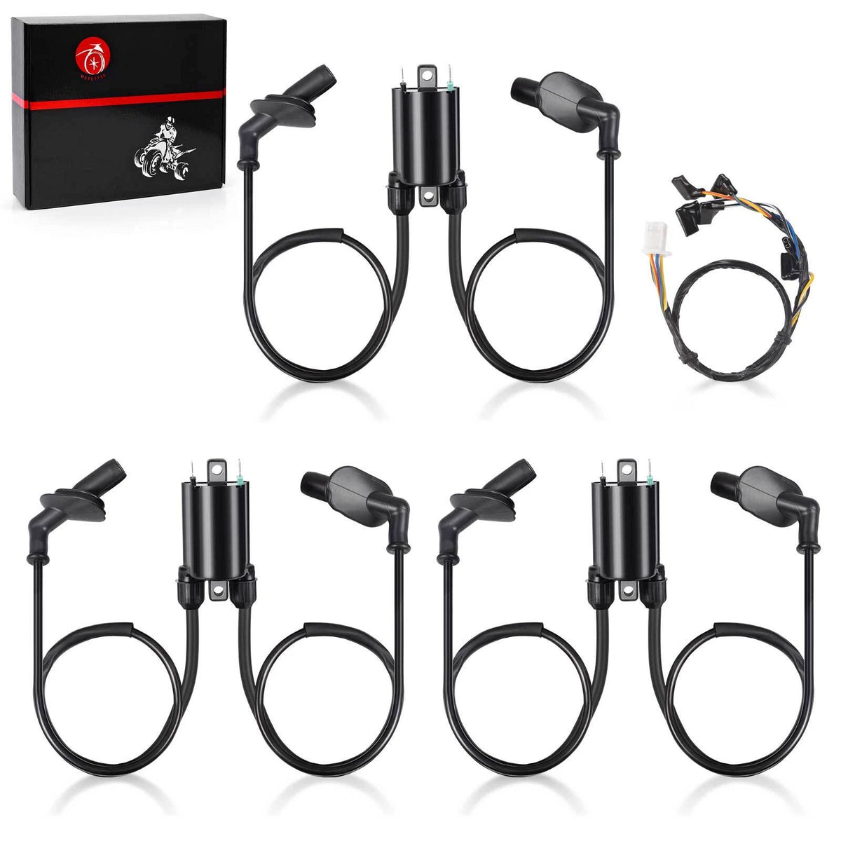 3 Ignition Coils for Honda Goldwing 1500 GL1500 (1989–2000) 32050-MT2-000, 30510-KT7-023, 30510-KT7-013