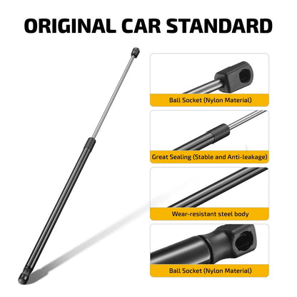2X Gas Strut Lift Support for Multiple Models (28 inch, 70 lbs, 310N)