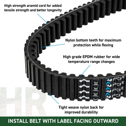 Drive Belt for Polaris Ranger 900 Crew Diesel (519-CDB2339T, 3211135)