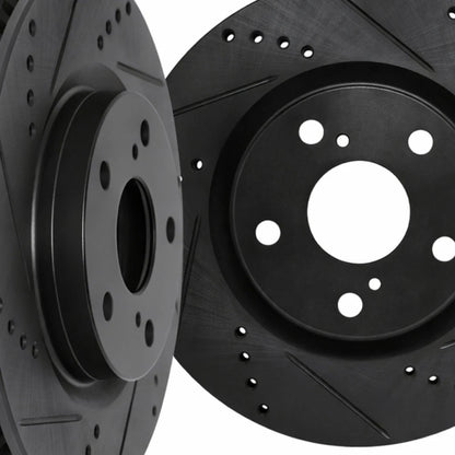 Rotor Set for BMW 525xi/530xi (2006–2007) ALX-PAU-DF-8002-31026-CLA2, Drilled & Slotted