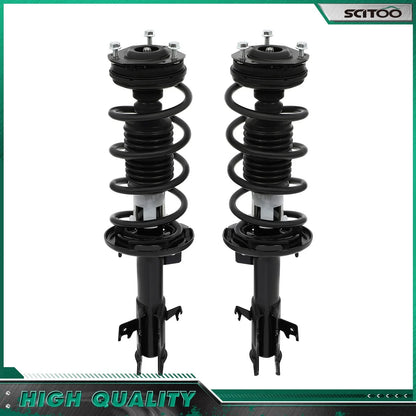 Front Pair Shocks & Struts with Coil Springs for Ford Fiesta (2011–2013)