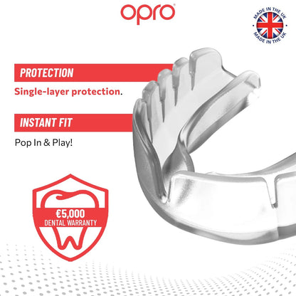 OPRO Snap-Fit Mouth Guard for Adult (Age 11+)