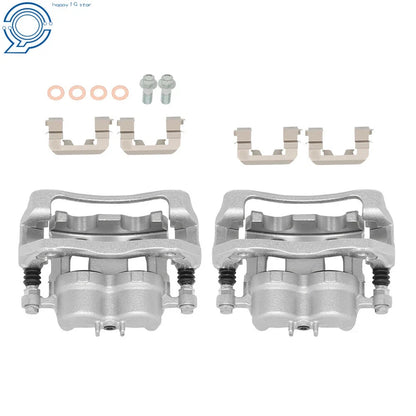 Set of 2 Brake Calipers with Bracket for Hyundai Santa Fe (2007–2016)