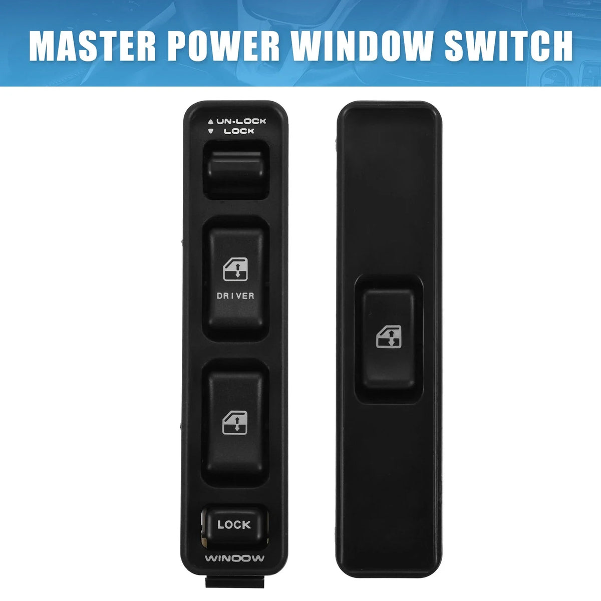 Set of 2 Master Power Window Switches for Suzuki (37990-60A00, 37995-60A00)