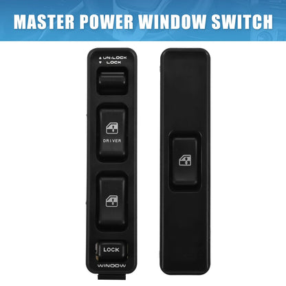 Set of 2 Master Power Window Switches for Suzuki (37990-60A00, 37995-60A00)