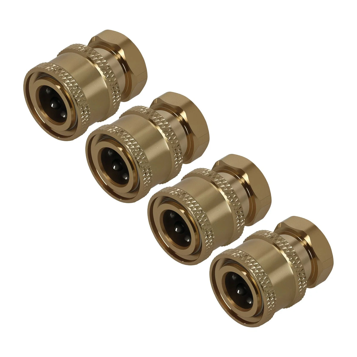 Brass Fitting Adapter 1/4" QC Socket to NPT for Pressure Washer (2010–2023)