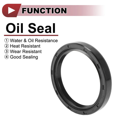 Set of 5 Rotary Shaft Oil Seals 40x50x7mm Nitrile Rubber